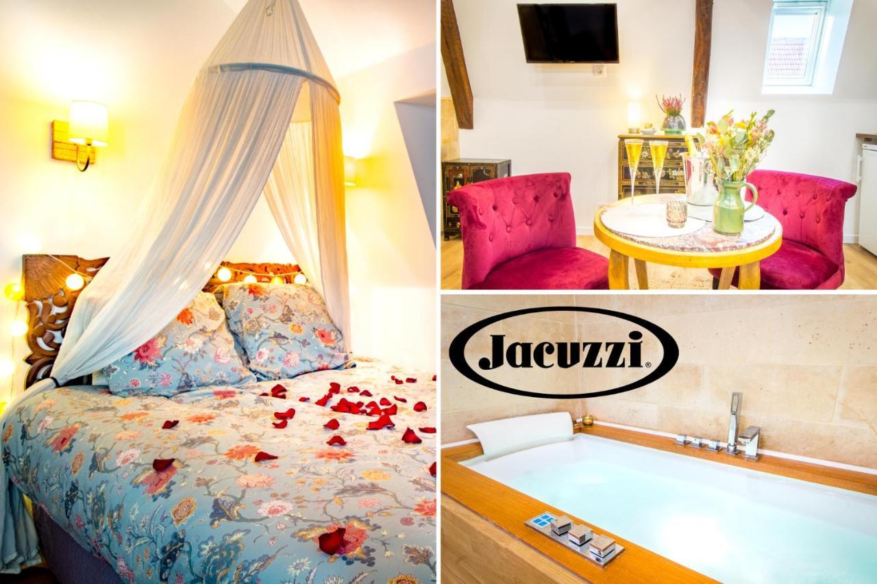 Jacuzzi - La Petite Romantique - Flobnb Laon Eksteriør billede